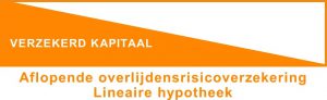 overlijdensrisicoverzekering gekoppeld aan de hypotheek lineaire hypotheek