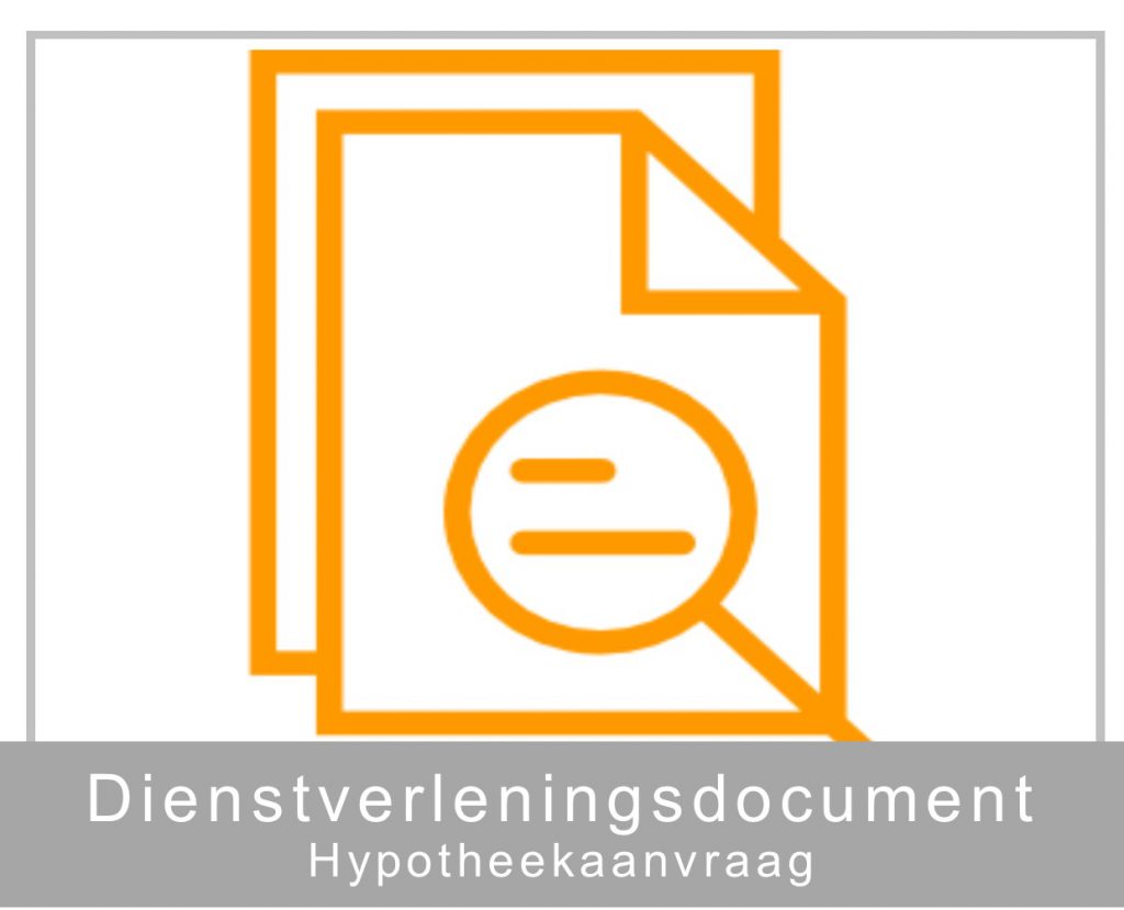 Dienstverleningsdocument hypotheekaanvraag Sniekers Financieel Maatwerk