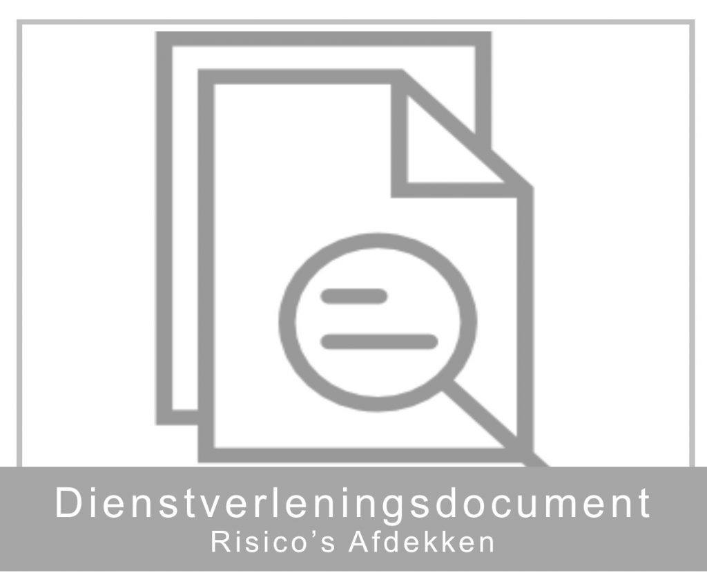 Dienstverleningsdocument risico's afdekken